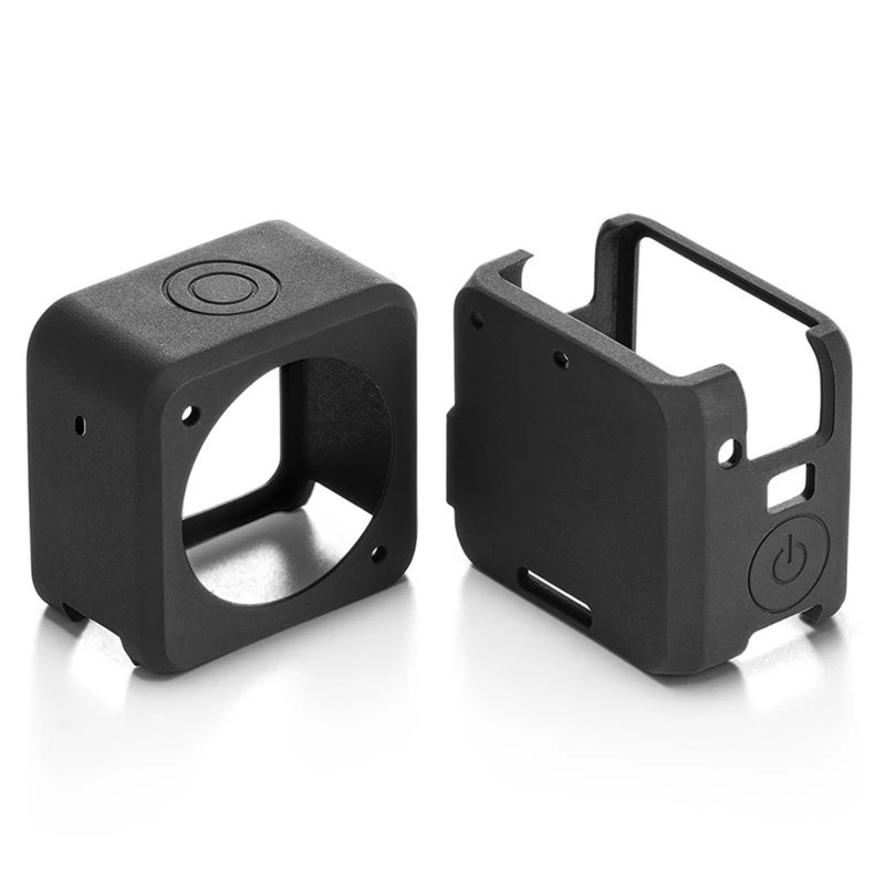 

Sports Camera Accessories Soft Silicone Protective Cover Split Dust Cover Anti-Drop Frame Case for Dji Osmo Action 2