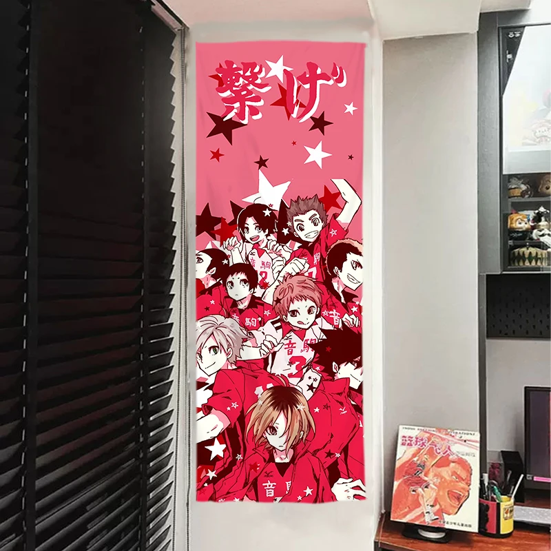 Аниме Haikyuu! Фоны для косплея Shoyo Hinata декоративная ткань Playbill постеры в натуральную