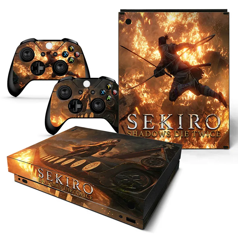Наклейка на корпус из ПВХ для консоли Xbox One X и контроллеров Sekiro