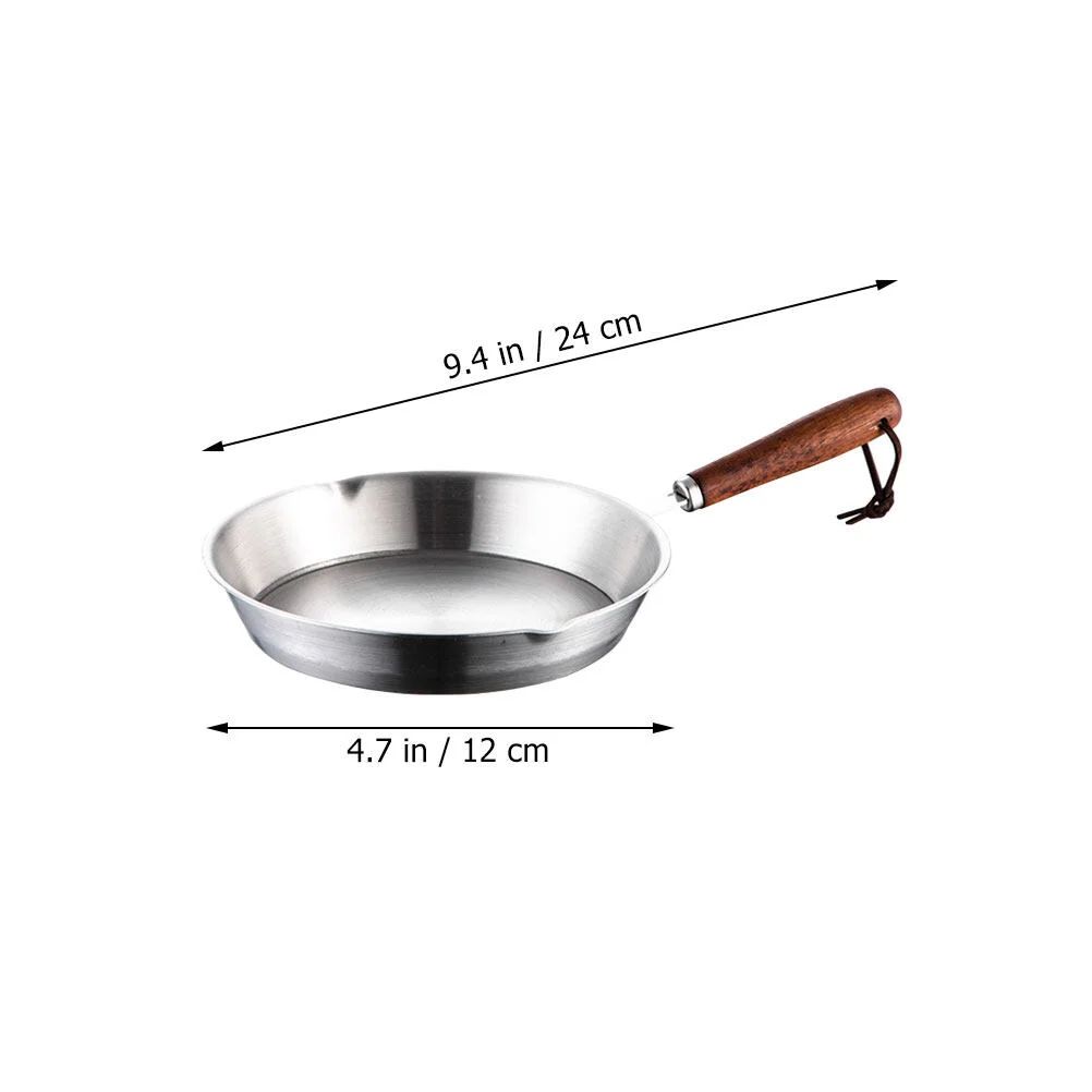 

Hamburger Oven Baking Tray Small Egg Frying Pan Pancake Maker Handled Oil Pot Stainless Steel Heating Individual Omelets Pans