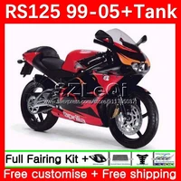 factory red rs125r for aprilia rs 125 r rr rs4 rs125 99 00 01 02 03 04 05 rs 125 1999 2000 2001 2002 2003 2005 fairings 7lq 1