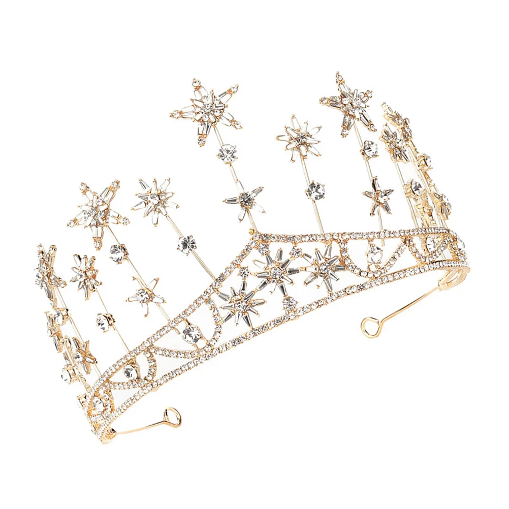 

1 Pc Bride Hair Accessories Star Shaped Headdress Wedding Dress Headdress