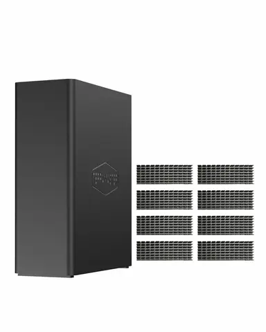 TERRAMASTER F8 SSD Plus NAS - 8Bay весь SSD Core i3 8-ядерный 8-поточный процессор, 16 ГБ ОЗУ, прикрепленная к сети ладонь память (без дискового устройства)
