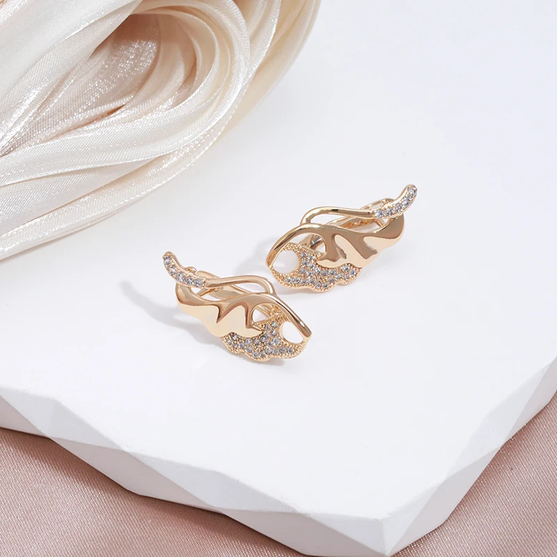 Женские серьги SYOUJYO с натуральным цирконием