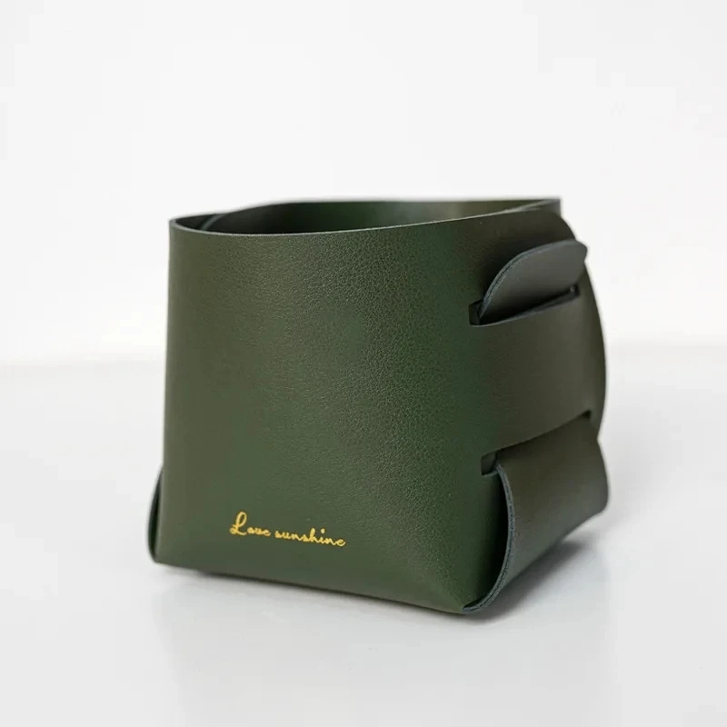 

Ящик для хранения из искусственной кожи