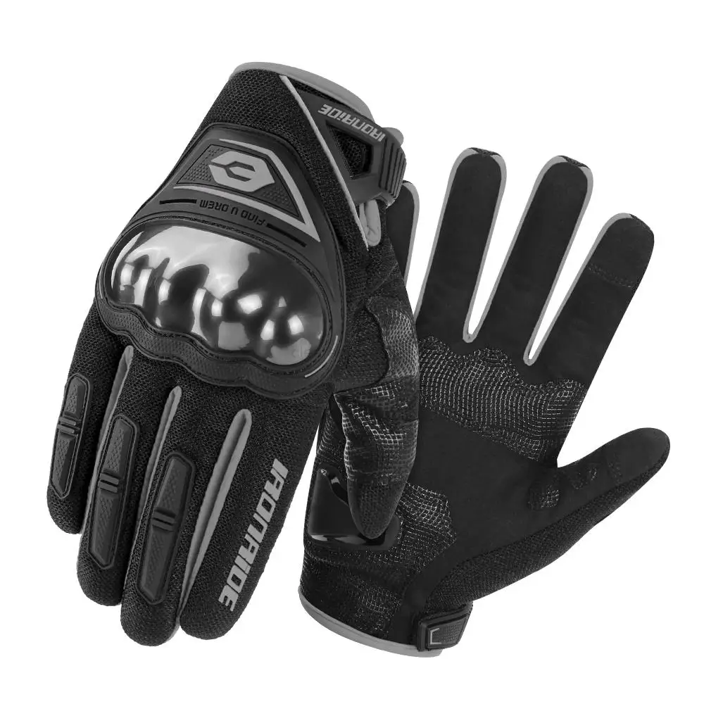

Мотоциклетные гоночные перчатки, устойчивые к истиранию нескользящие спортивные митенки с нашивками для горных велосипедов, светоотражающие перчатки с защитой от порезов
