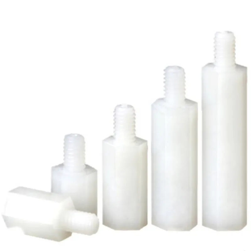 

1000PCS white Nylon PCB spacer standoff M2 M2.5 m3 M4 Male to Female Nylon spacer