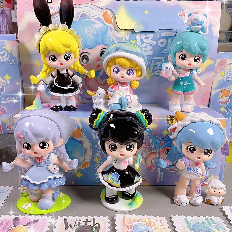 OPHUU Oh Fu Weird Cute Resident Series слепая коробка игрушки Kawaii фигурка орнамент тренд