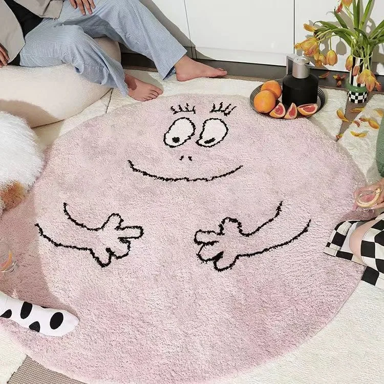 Мультяшный ковер с аниме Les barbapapпа Kawaii Barbouille Barbabright дизайнерский плюшевый