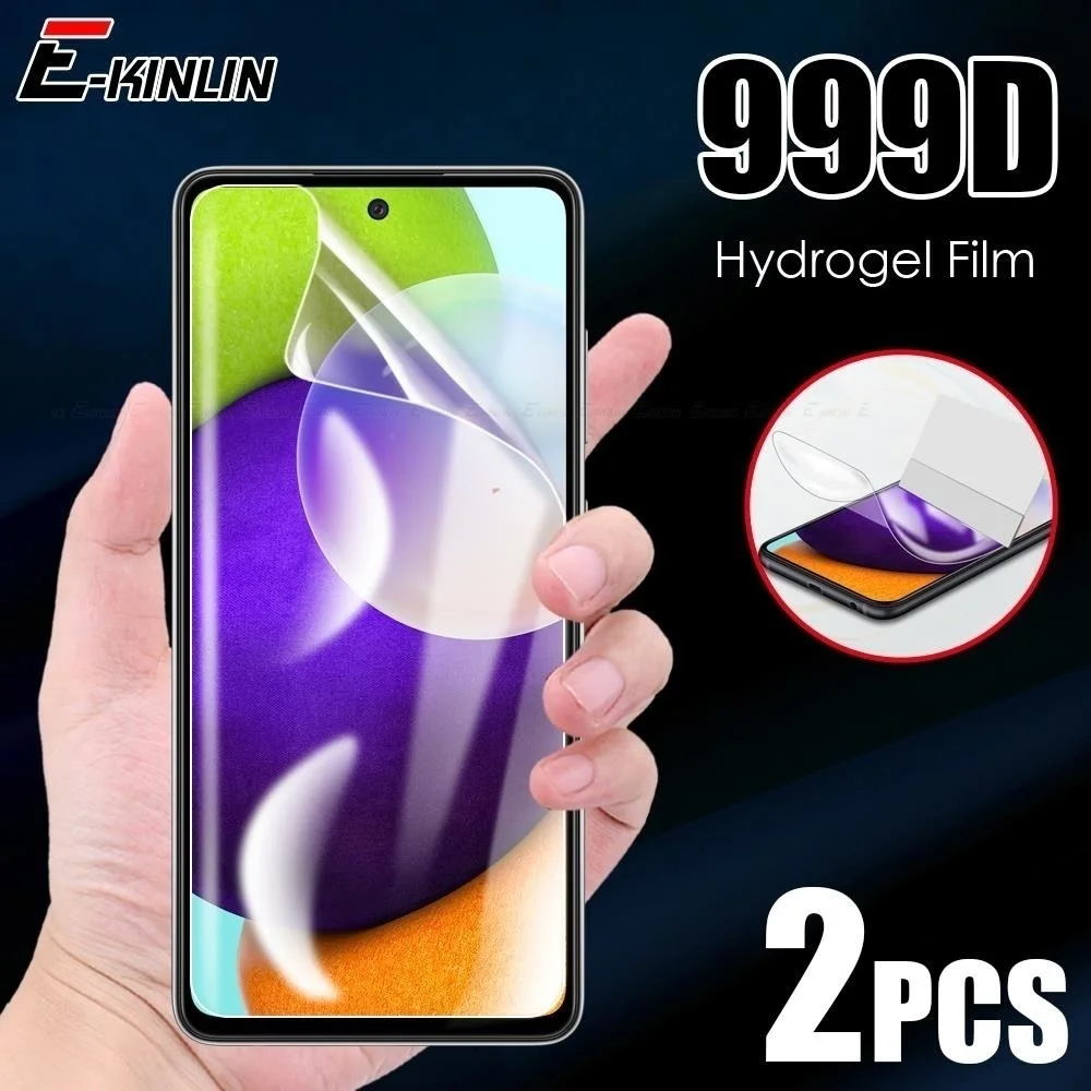 

2Pcs Hydrogel Film Screen Protector For Samsung Galaxy A42 A52 A52s A73 A72 A53 A50 A50s A51 A60 A70 Full Cover Film Not Glass