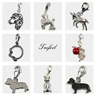 Подвеска в виде змеи с собакой-единорогом Jack Rosell, модные ювелирные изделия из стерлингового серебра 925 пробы, трендовый подарок для женщин и мужчин, подходит для браслета, ожерелья