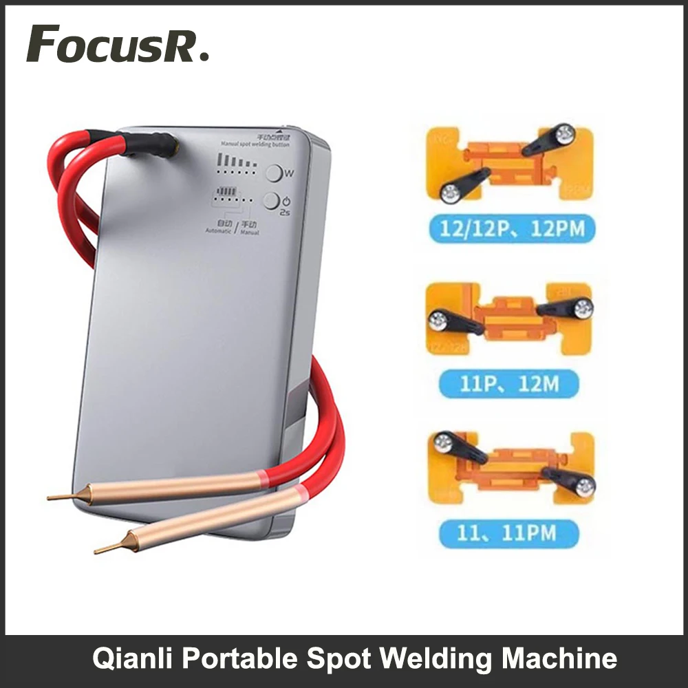 QIANLI Macaron Portable Spot Welding Machine Micro Spot Welder For iPhone 11 12 pro Max Battery Flex Soldering Repair Tools