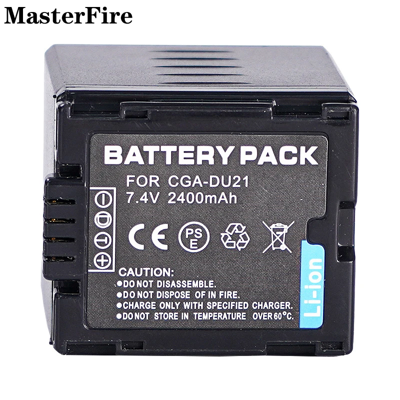 Фото Аккумулятор 7.4V 2400mAh CGA-DU21 VW-VBD210 для камер Panasonic CGA-DU14, DU21, DU07, DU06, NV-GS500, GS28, GS27 №2