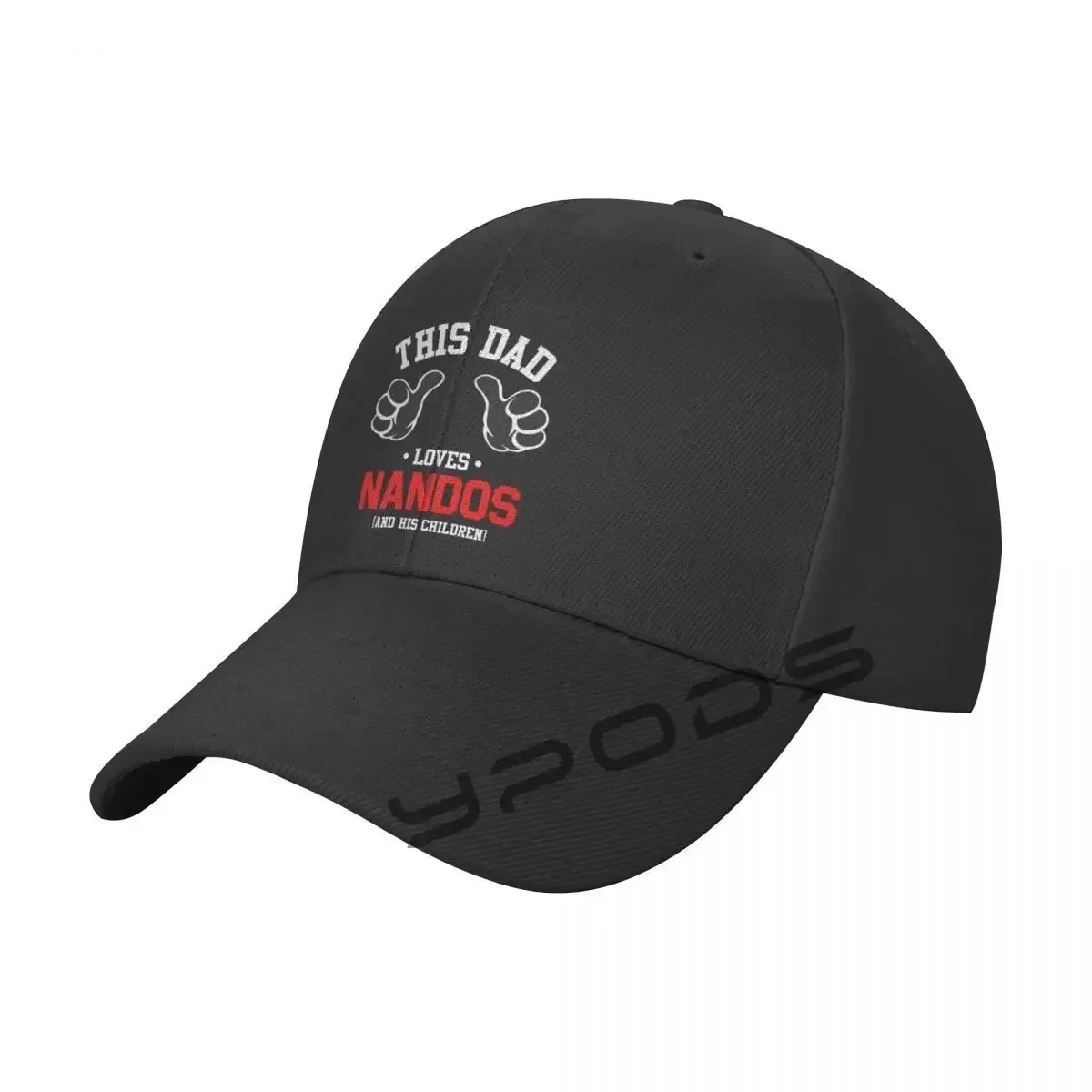 Фото Эта папа любит недействий и его детей, однотонная бейсболка, кепки Snapback, шляпы-каскеты для мужчин и женщин №1