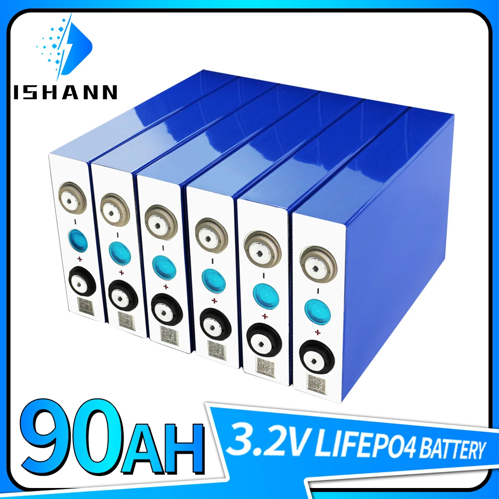

4 шт., аккумуляторные батарейки класса А, 3,2 В, 90 Ач