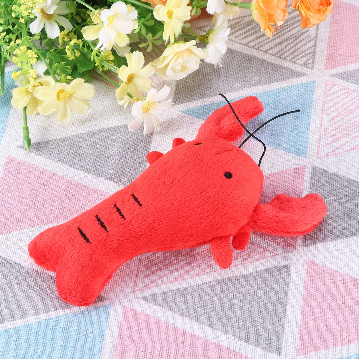 

1PC Soft Cartoon Interactive Lovely Plush Dog Toys Dog Squeaky Toys