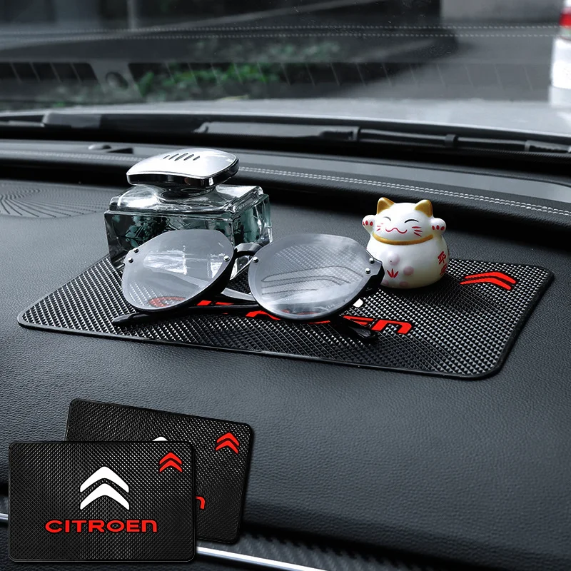 

1pcs Car Silicone Dashboard Non-Slip Mat Car Interior Accessories for Citroen C1 C3 C4 C4L C5 C6 VTS CELYSEE C8 Picasso Berlingo