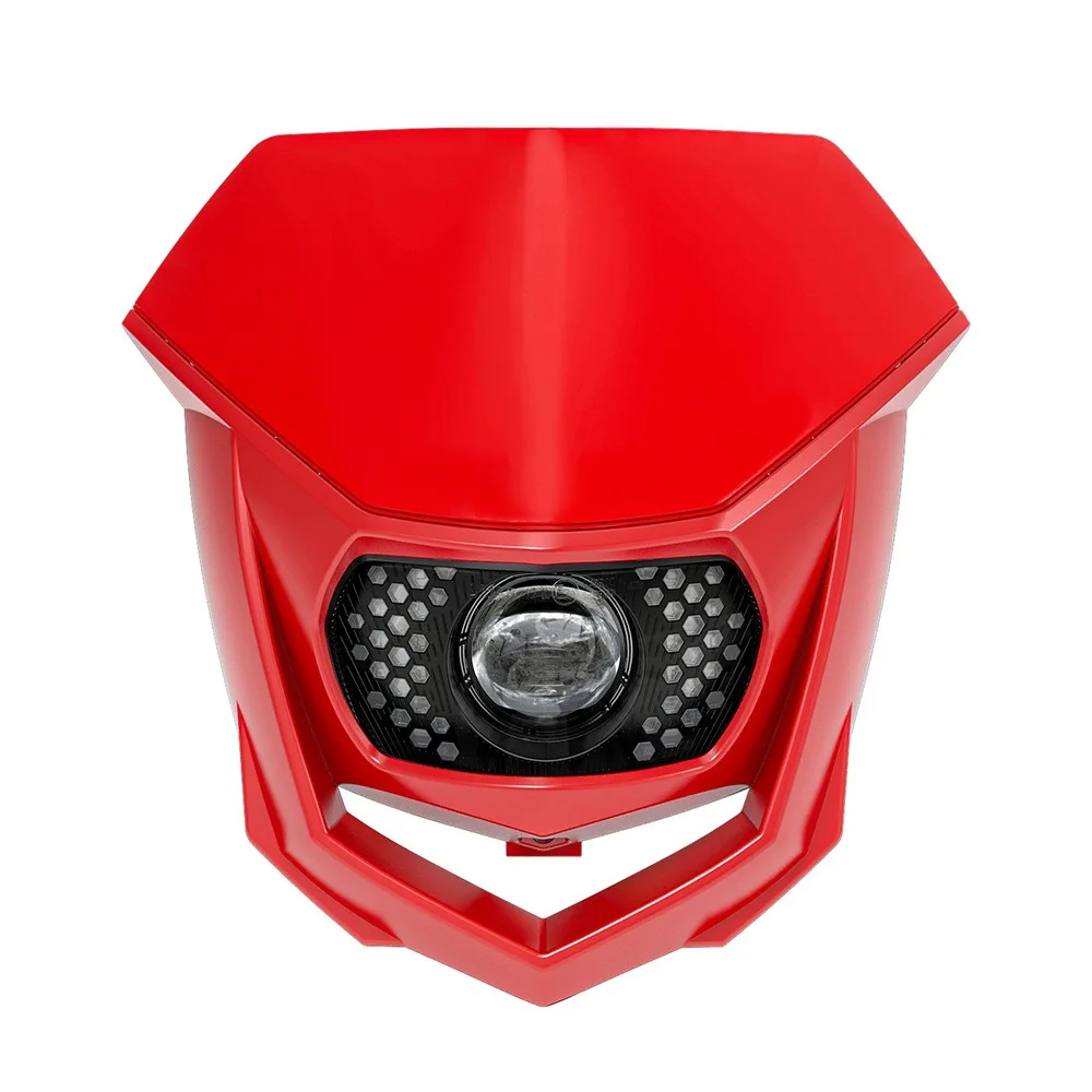 Фото Светодиодная фара, универсальная для KTM EXC Honda CRF XR Suzuki DR-Z Kawasaki KLX Yamaha WR Dirt Bike, внедорожный фонарь для мотокросса №4