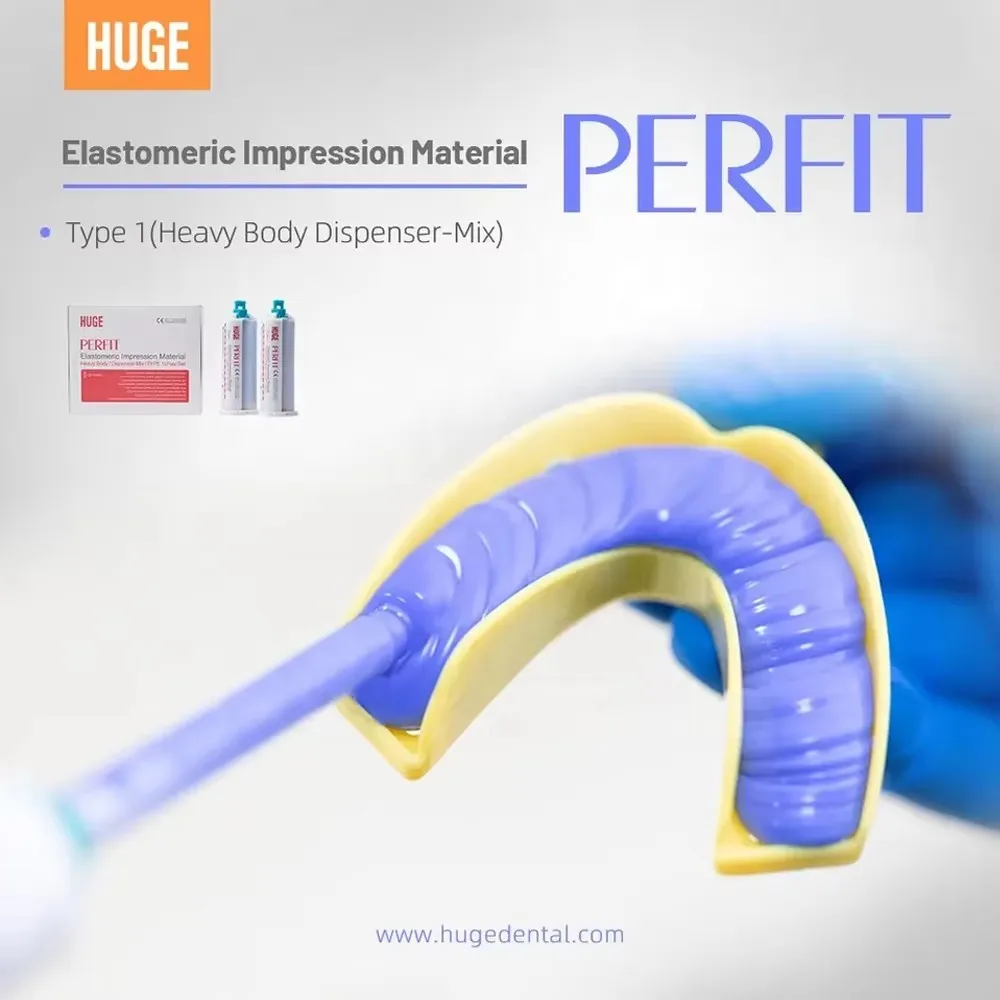 Материал для оттисков зубов тяжелый корпус эластомерный силиконовый край VPS