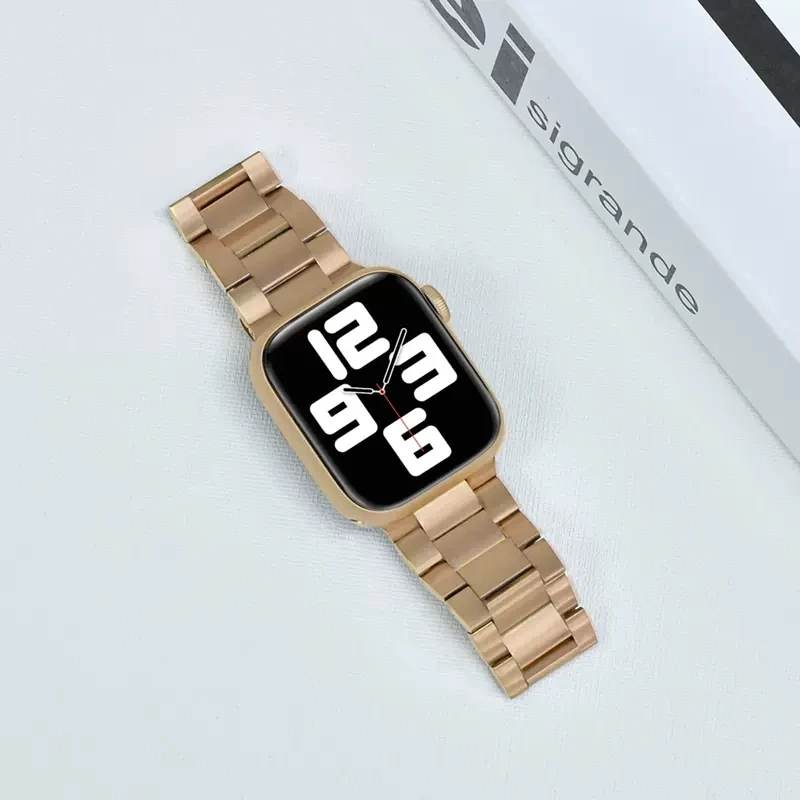 Stainless Steel Strap for Apple Watch ultra 49mm Watchband for iWatch8 7 6 5 4 3 2 1 SE 45mm 44mm 38mm 42mm 40mm 41mm Wristband