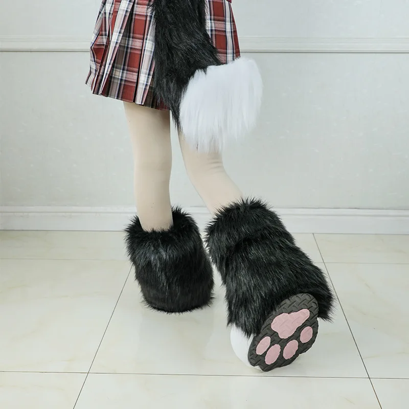 Плюшевые когти из аниме ручной работы реквизит для косплея Fursuit аксессуары
