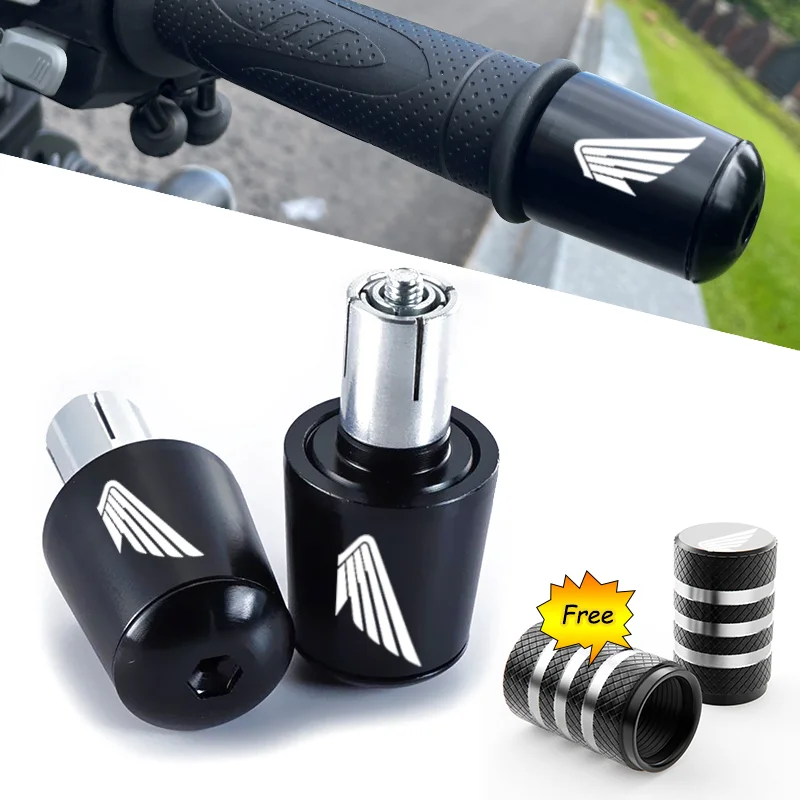 

For Honda CBR 125R 954 600 F4i 650F 650R 1100XX 1000F CBR 600RR 1000RR CNC Motorcycle Handlebar Grips Bar End Plugs Accessories