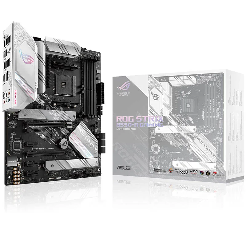 

ASUS ROG STRIX B550-A GAMING AM4 Motherboard AMD Ryzen 3rd DDR4 128GB(OC) PCI-E 4.0 M.2 B550 Placa-mãe AM4 ATX Desktop B550 New