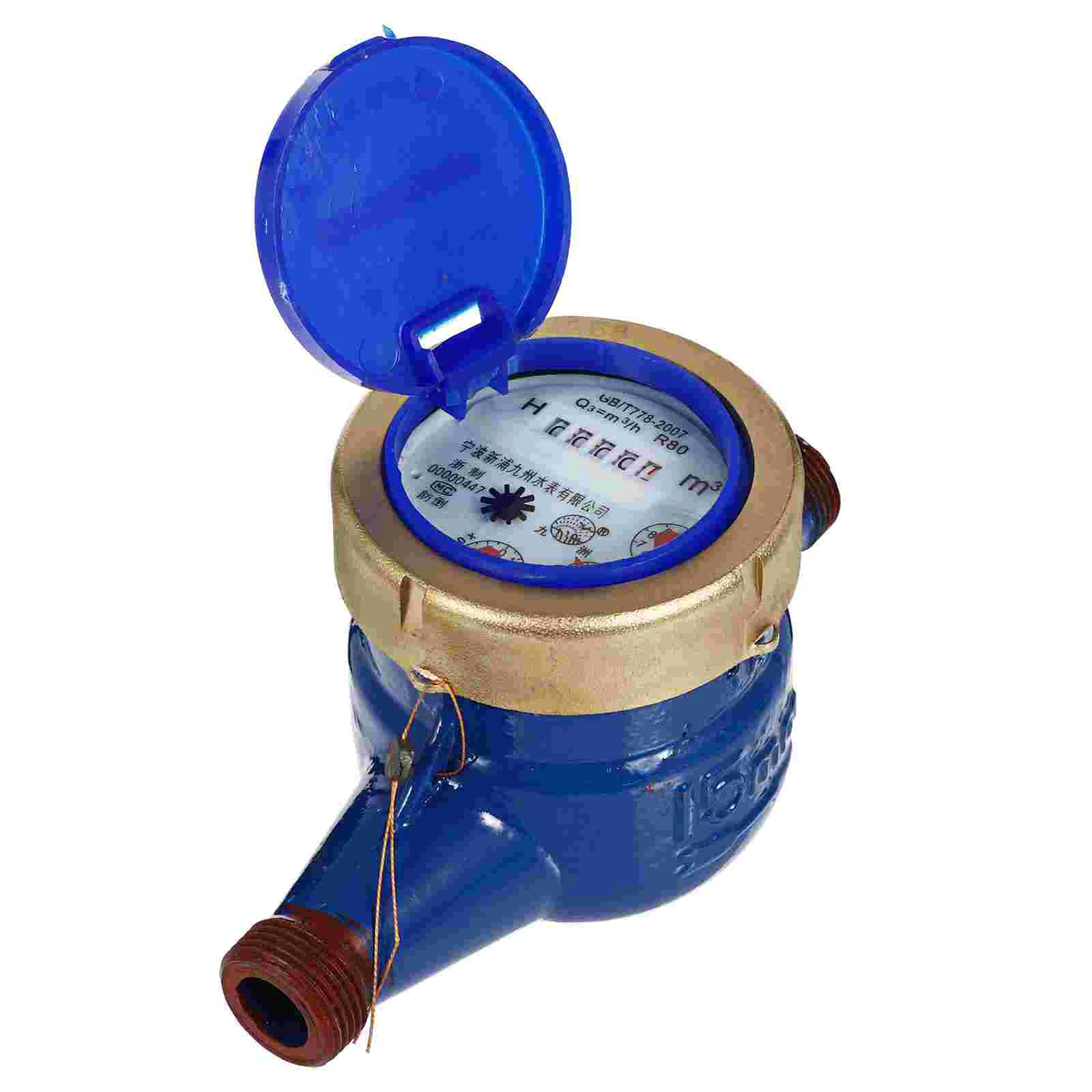 

Metal Water Meter Easy Install Stainless Steel Garden Home Use Hose Thread