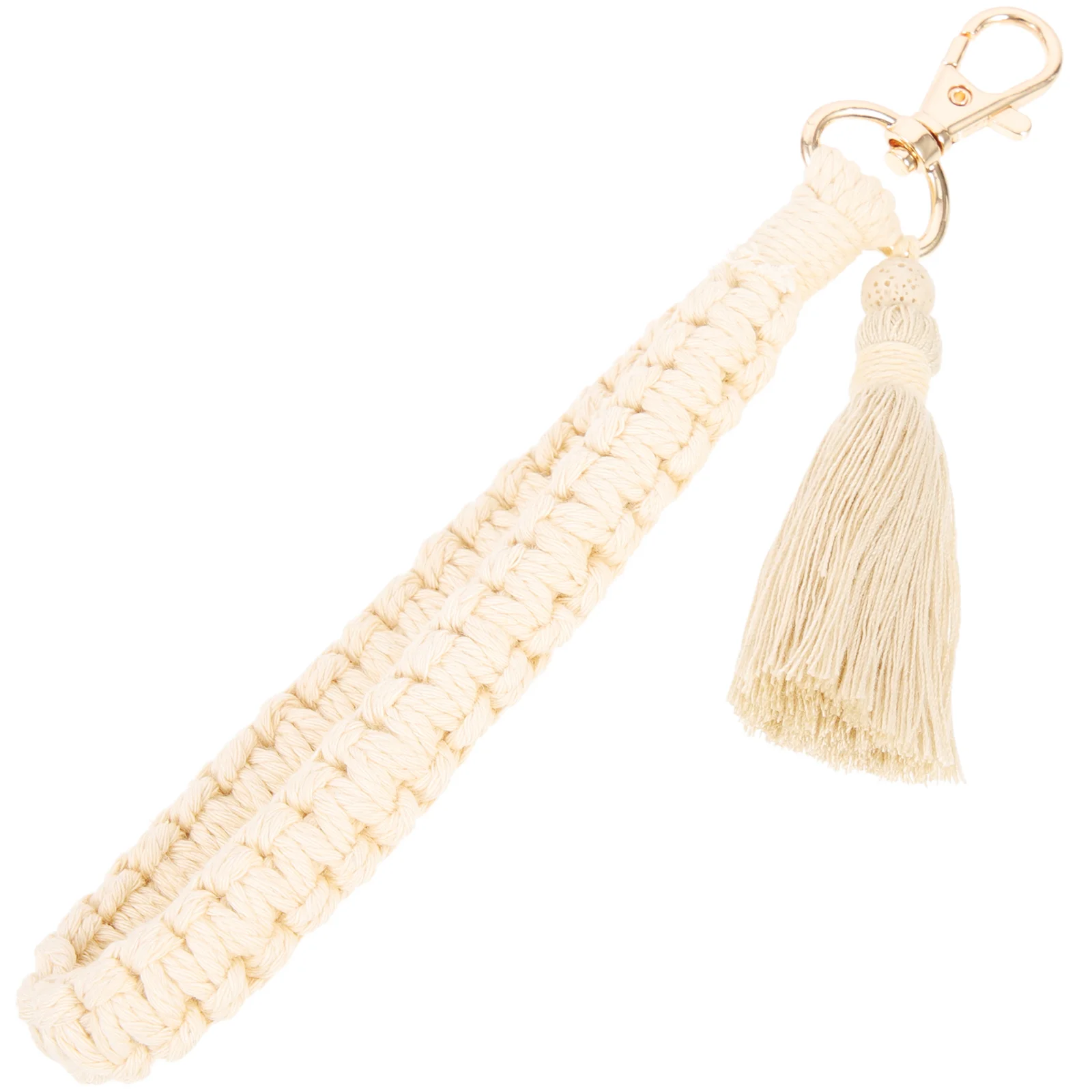 

Keychain Macrame Tassel Wristlet Lanyard Keyring Key Woven Charms Wrist Pendant Macram Bag Chain Ring Gift Clasps Lobster