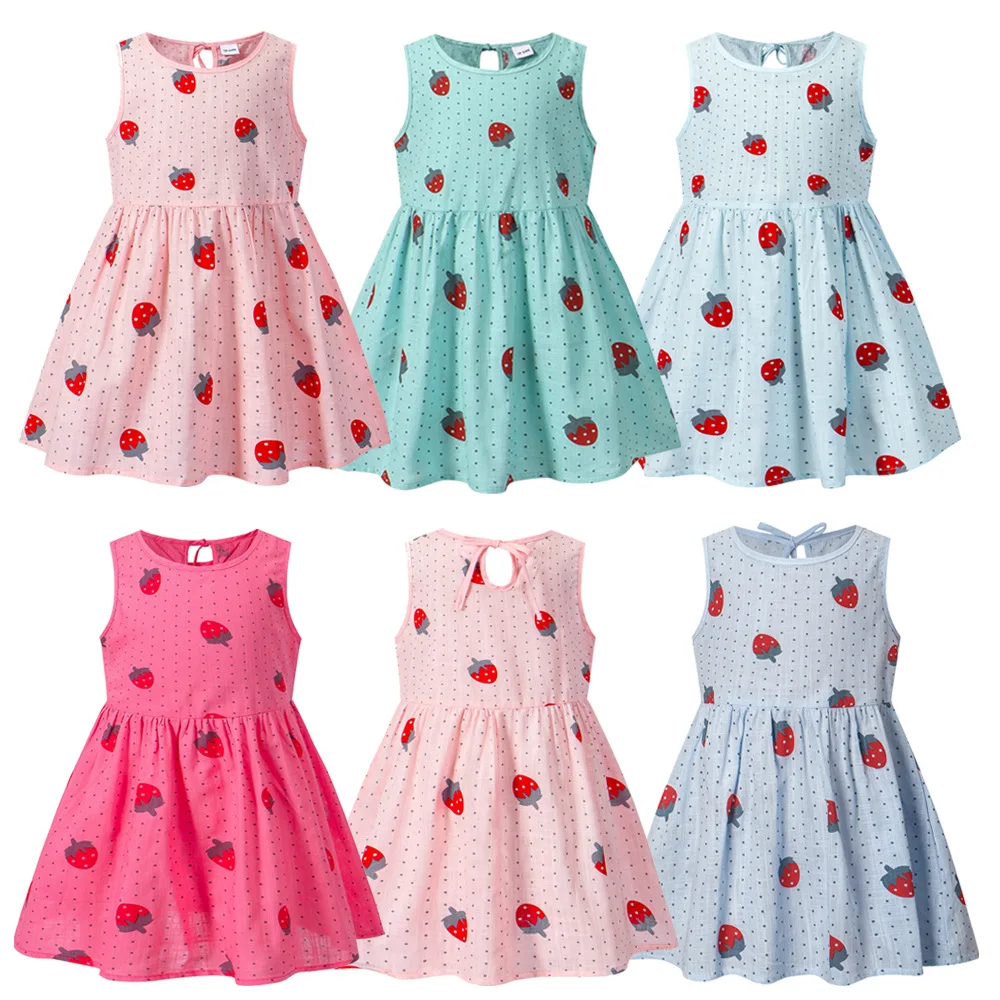 

Baby Girls Dress Clothes Kids Sleeveless Princess Dress Pageant Gown Wedding Birthday Party Sundress Dresses for 12M to 5Y