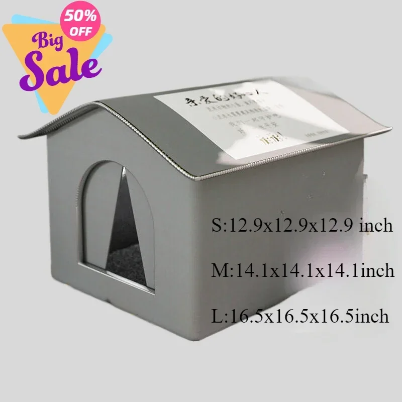 OIMG притулок для кошек водонепроницаемый уличный кошачий домик складной теплый