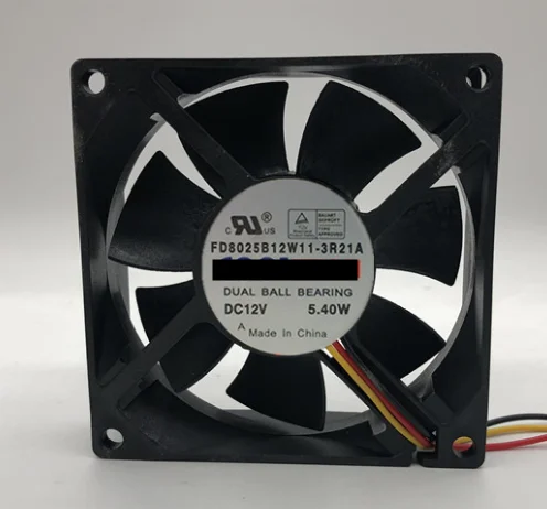 FD8025B12W11-3R21A 8 см 8025 12 В 5,4 Вт инверторный серверный вентилятор