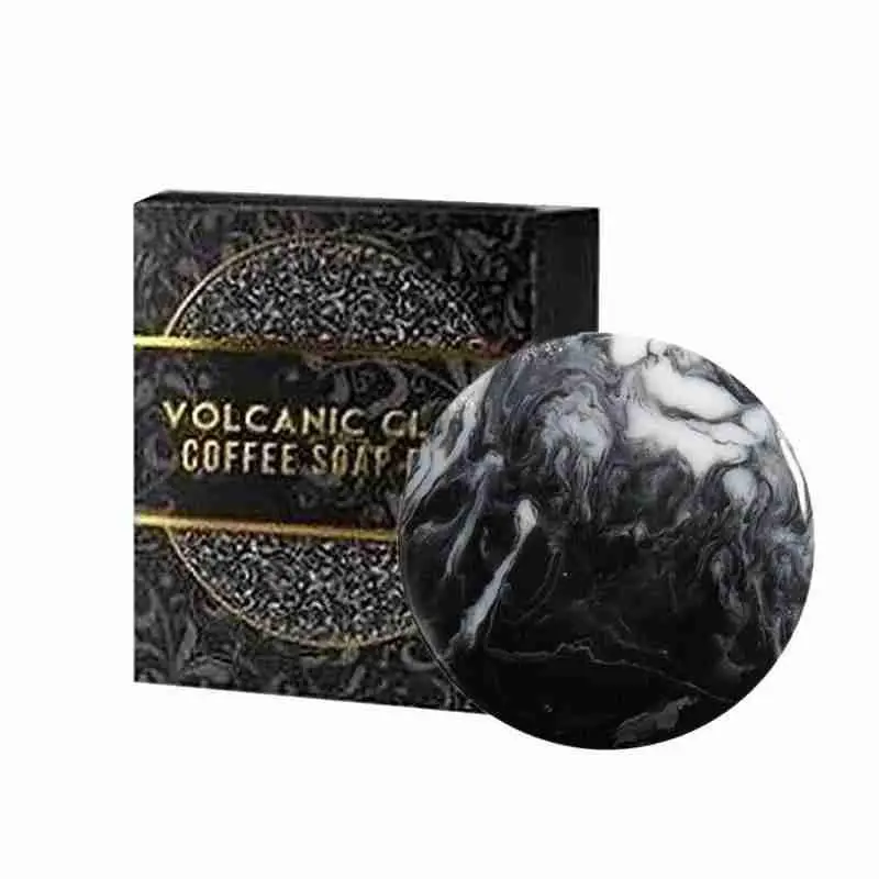 

1pc Volcanic Mud Slimming Soap Essential Oil Cleansing Mineral Deep Bath Lubricating Soap Skin Mud Handmade The Soap Cleans