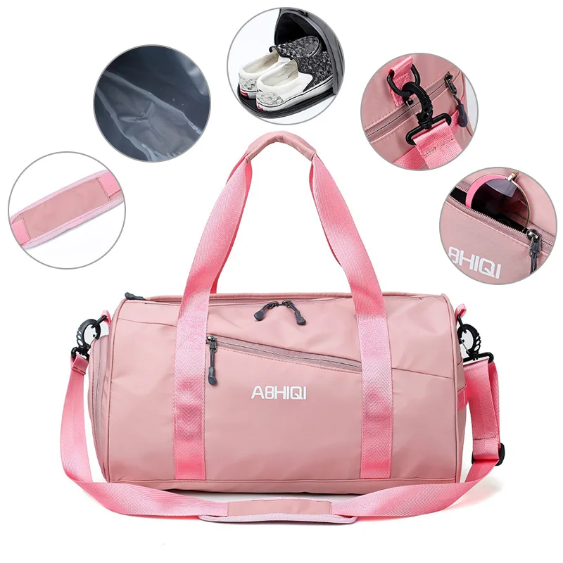 Travel Bag Dry Wet Duffle Fitness Weekend Storage Pack Shoulder Women's Swimming Crossbody Luggage Handbag Shoes Pocket XM15