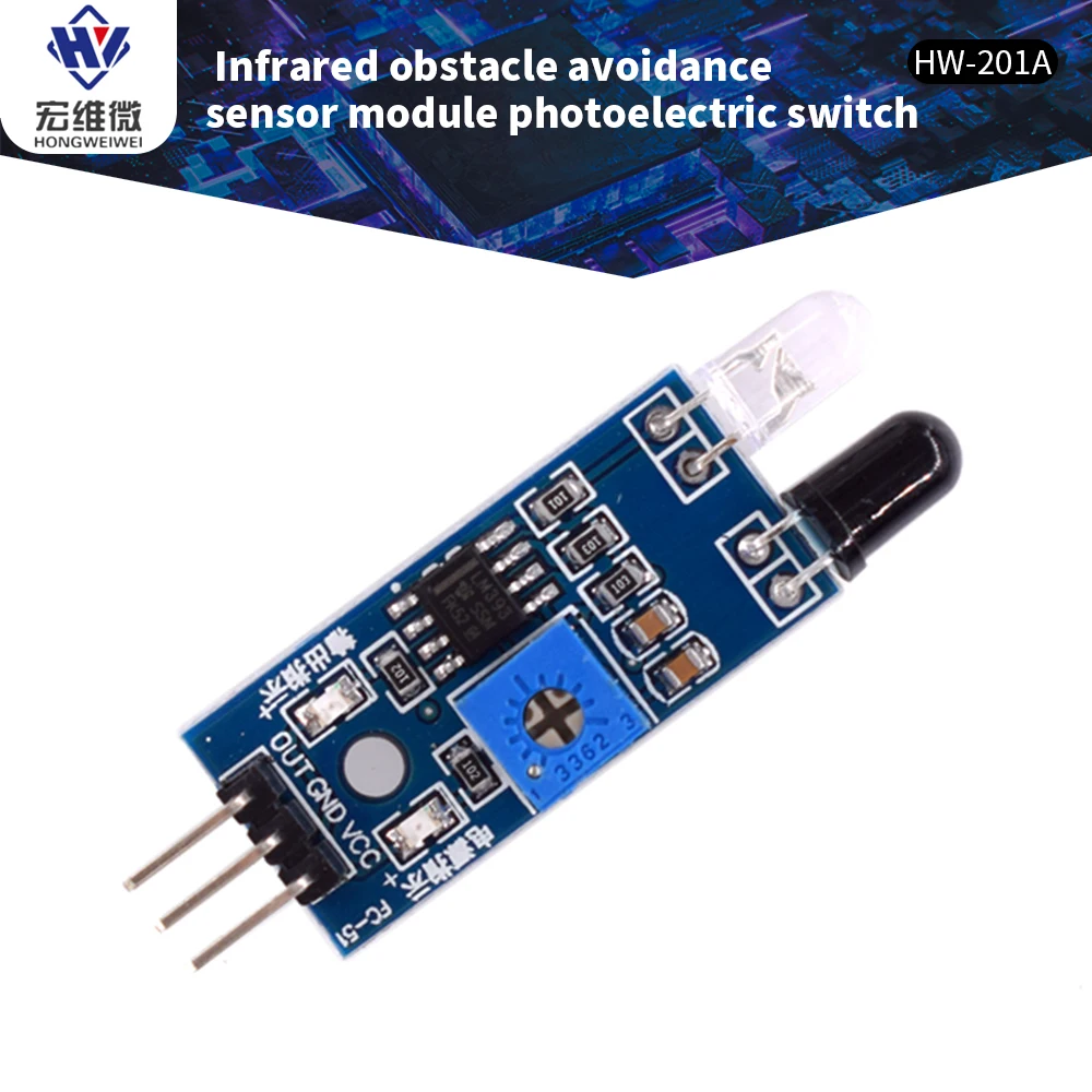 

1/3/5pcs DC 3.3V-5V 3pins Smart Car Robot IR Infrared Obstacle Avoidance Reflective Photoelectric Sensor Module for Arduino Diy