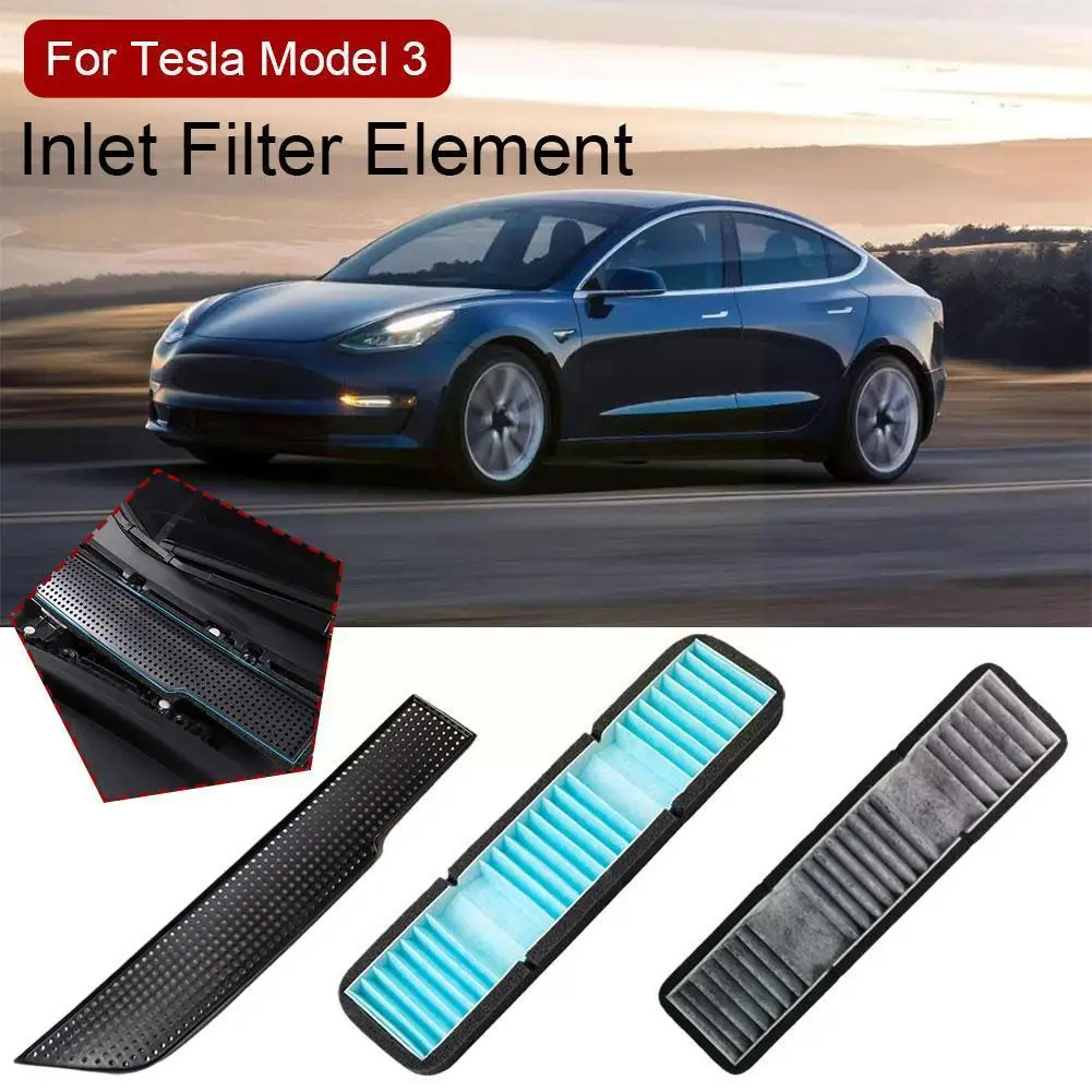 

Air Inlet Filter Element for Tesla Model 3/Y Air Conditioning Filter Screen Internal External Air Flow Protection Accessori M3B4