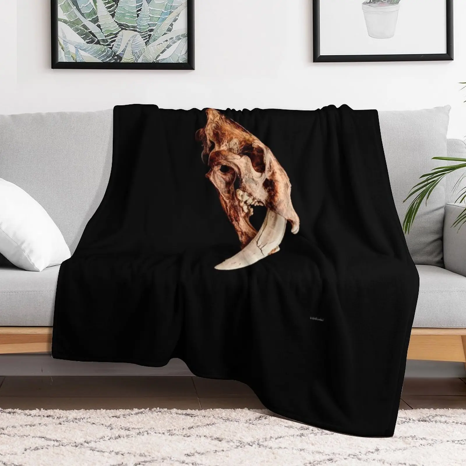 Smilodon fatalis череп 1 шт. искусственные одеяла