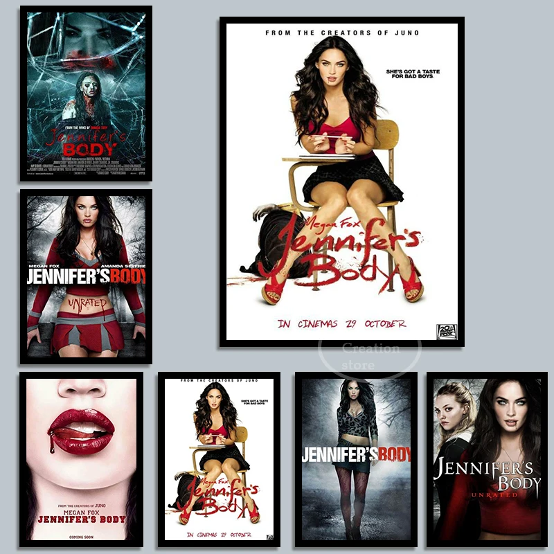 

Триллер для тела Дженнифер, фантастика, Классический страх, фотополивинилхлоридный плакат, прозрачный водонепроницаемый, готовый к нанесе...