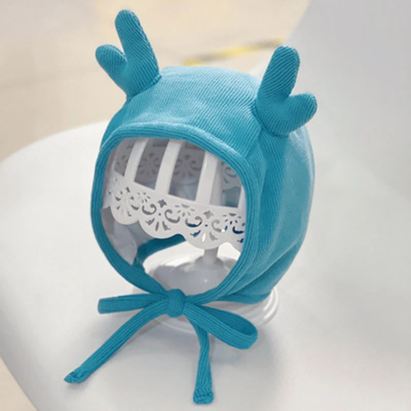 

Милая осенне-зимняя детская шапка мультяшная шапочка для новорожденных девочек и мальчиков шапочка теплая защита ушей Рождественская Детс...