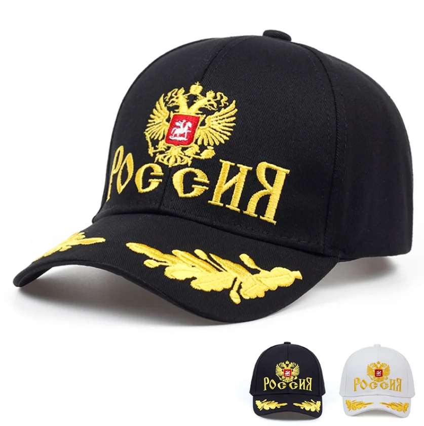 

New Fashion High Quality Baseball Cap for Russian logo Embroidery Casual Snapback Hat Man Racing Car logo Motorcycle Sport hat