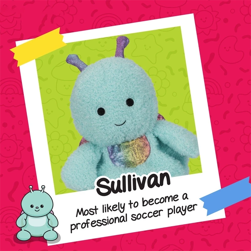 Jazwares BumBumz GardenBumz Series 7 5-дюймовые мягкие плюшевые игрушки Салливан Улитка Девушка