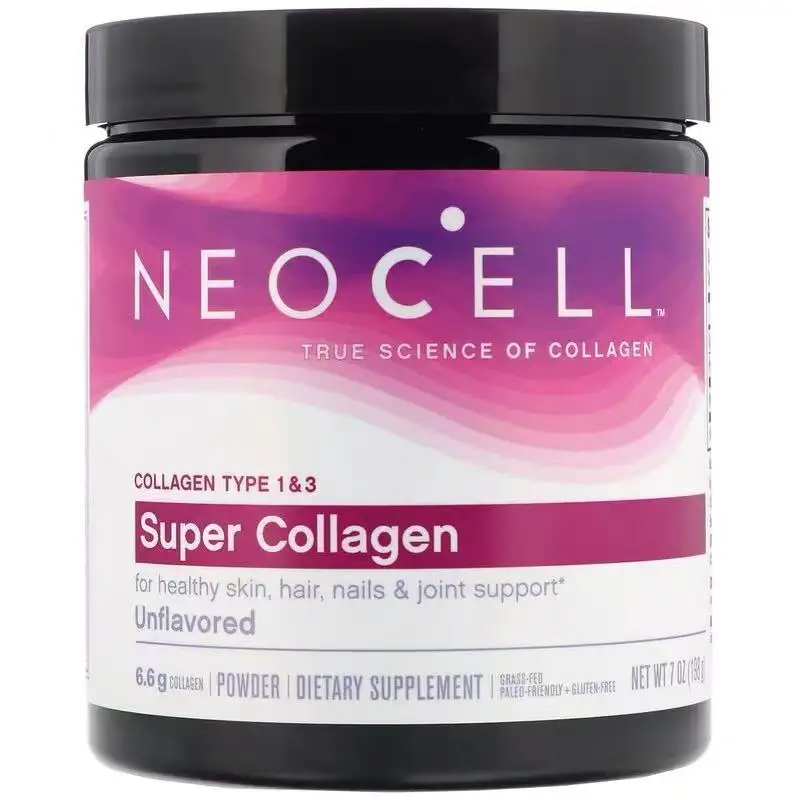 

NeoCell Super Collagen Hydrolyzed Collagen for healthy skin, hair, nails & joint support 200g