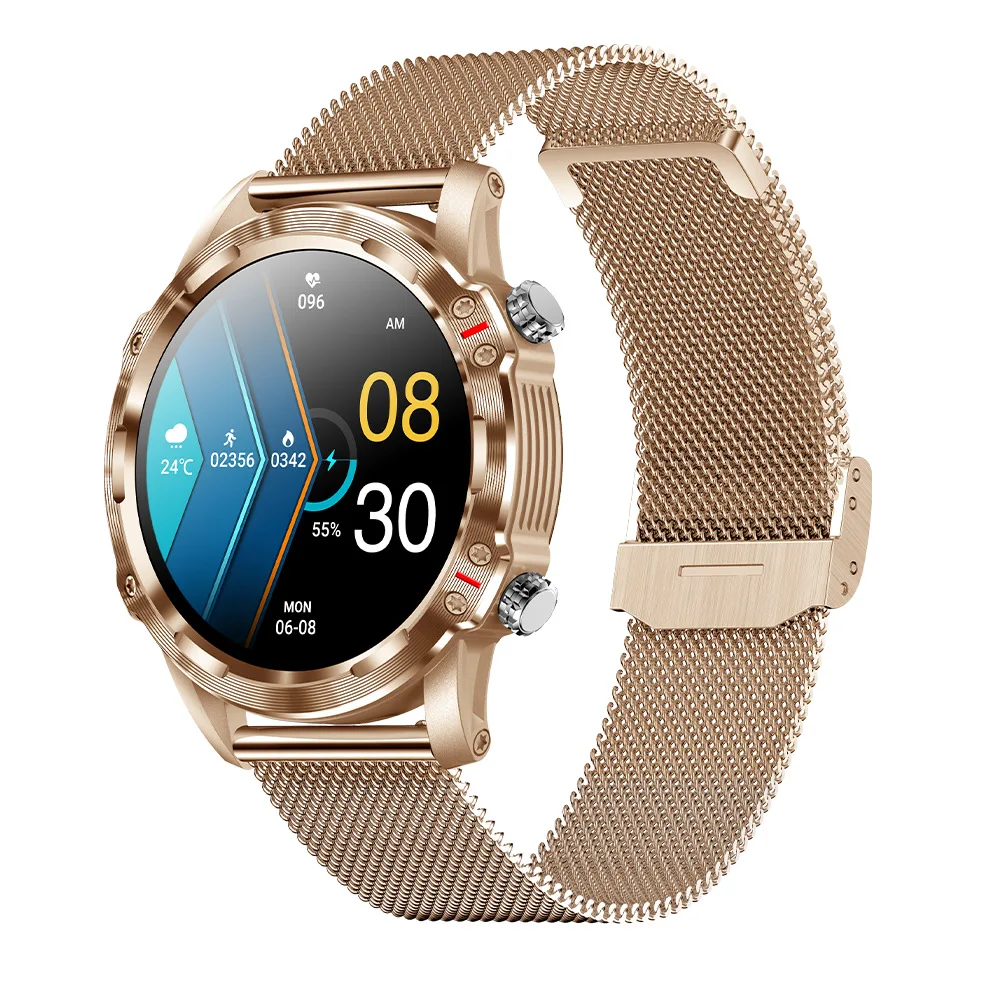 

CF89 Sports Smartwatch Men 1.32 Inch HD Touch Screen Bluetooth Calls Music Player Heart Rate Blood Oxygen Monitor Fashion Watch