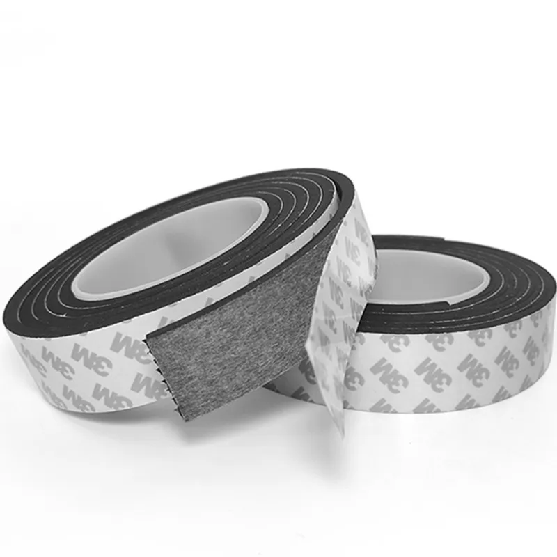 Прочная клейкая лента эва 2 м x 10 мм черная уплотнительная для дверей наклейка на
