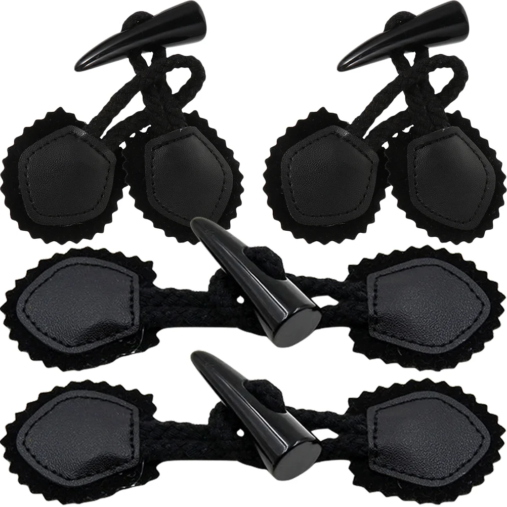 

Diagonal Buckle Horn Closure Buttons DIY Buckles Coat Clothing Clothes Cardigan Fastener