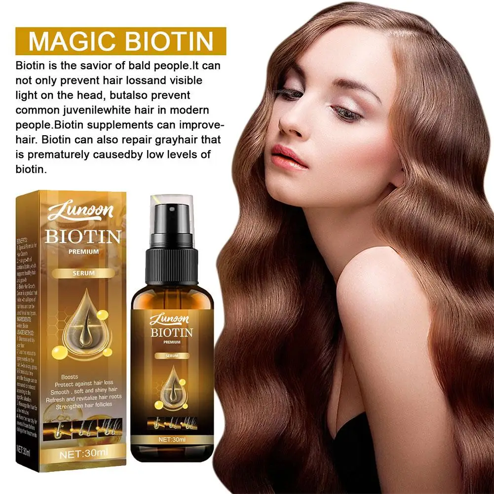 Biotin быстрое средство против выпадения волос эфирное масло для предотвращения