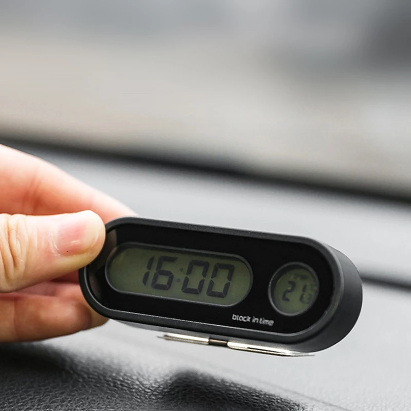 

Mini Car Automobile Digital Clock Auto Watch Automotive Thermometer Hygrometer