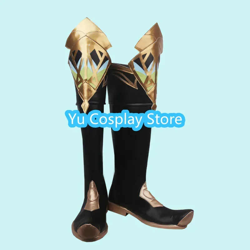 Alhaiтема обувь для косплея Genshin искусственная реквизит на Хэллоуин изготовленный