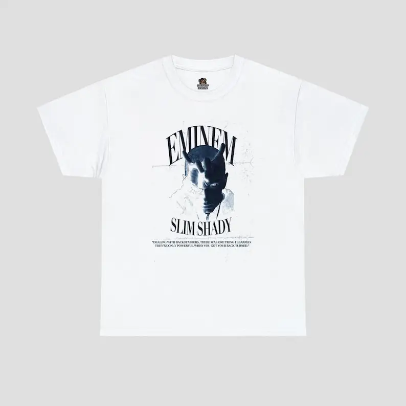Футболка Eminem Slimshady с принтом рэпера певицы пота в стиле ретро 90-х для фанатов