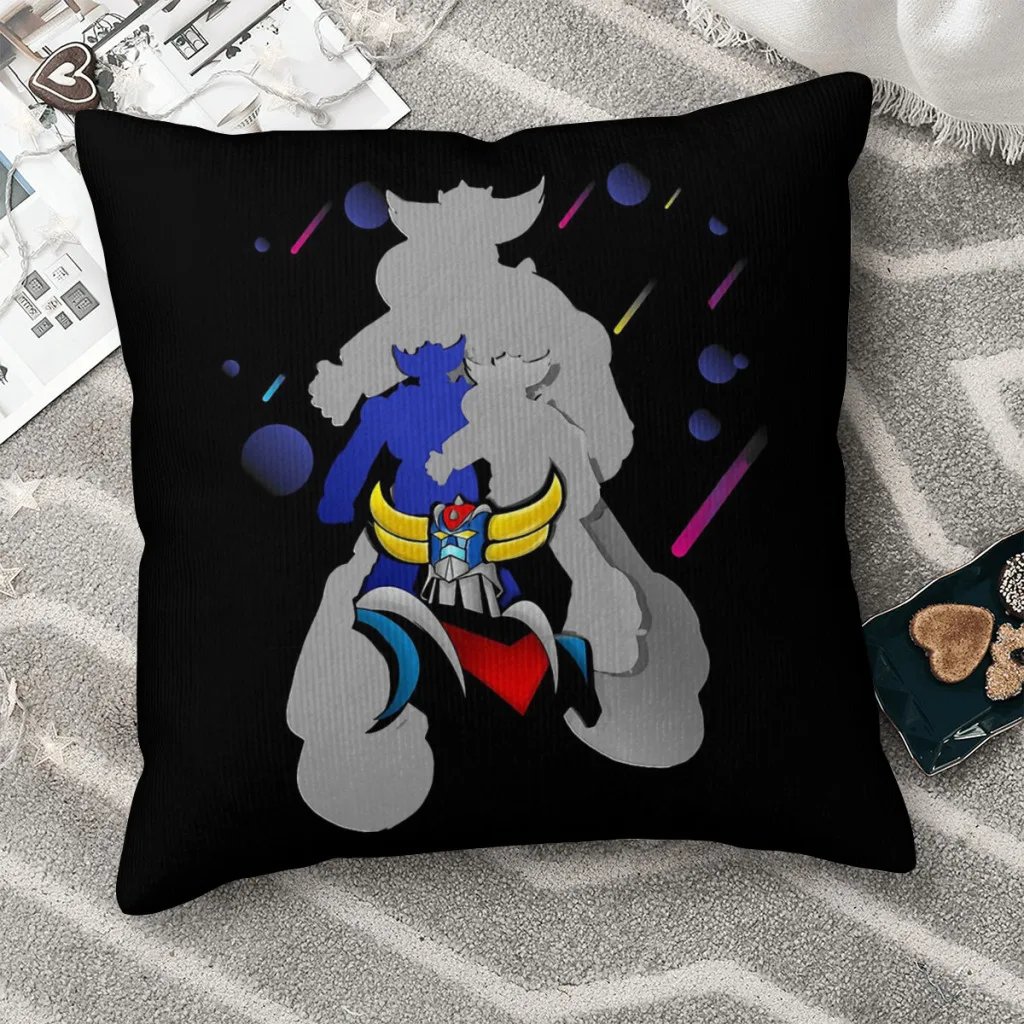 

Vintage Throw Pillow Case UFO Robot Grendizer Short Plus Cushion Covers Home Sofa Chair Decorative Backpack